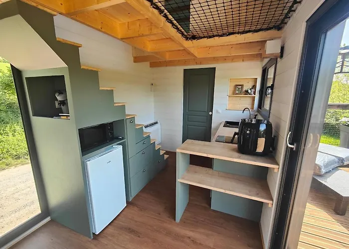 شاليه Tiny House Le Petit Nid Du Pre